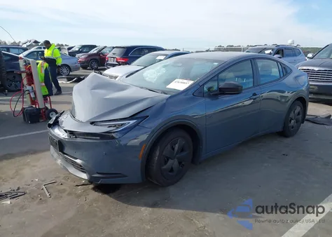 2024 Toyota Prius Le Awd-E из США, поврежденный, VIN JTDADABU1R3018498